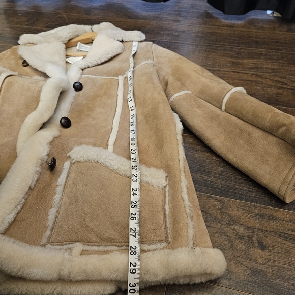 Genuine shirling vintage coat - Picture 10 of 14
